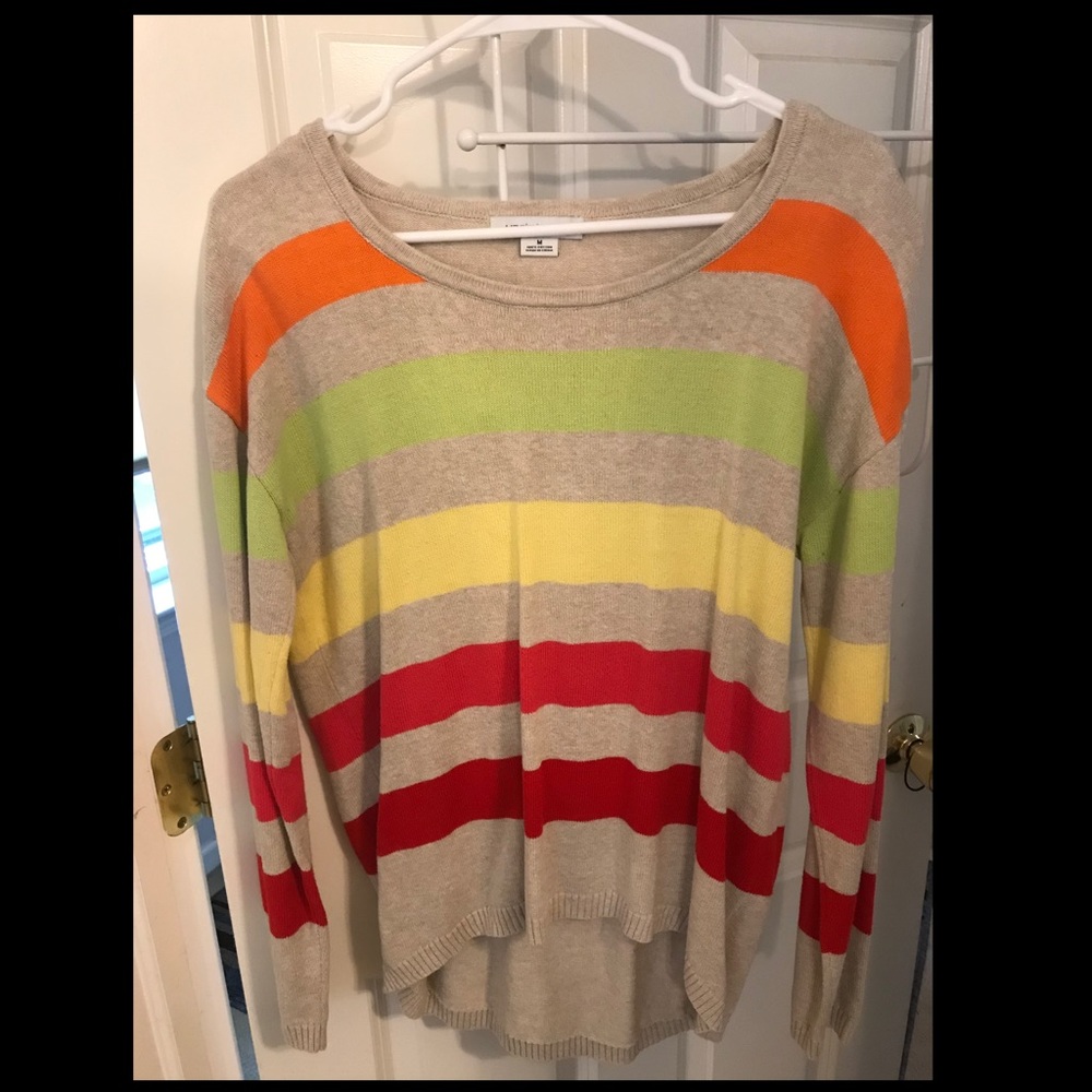 NWOT Liz Claiborne Striped Sweater